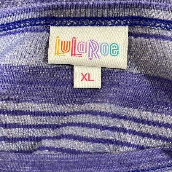 LuLaRoe Julia Stripped Dress Simply Comfortable Size XL New - Picture 9 of 15